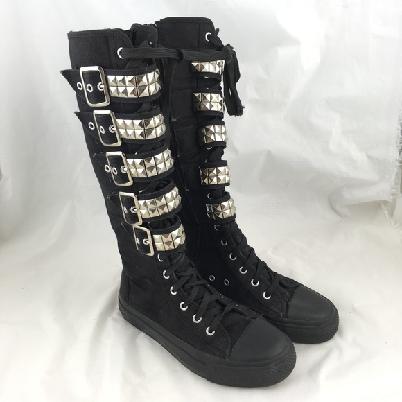 knee high sneakers mens